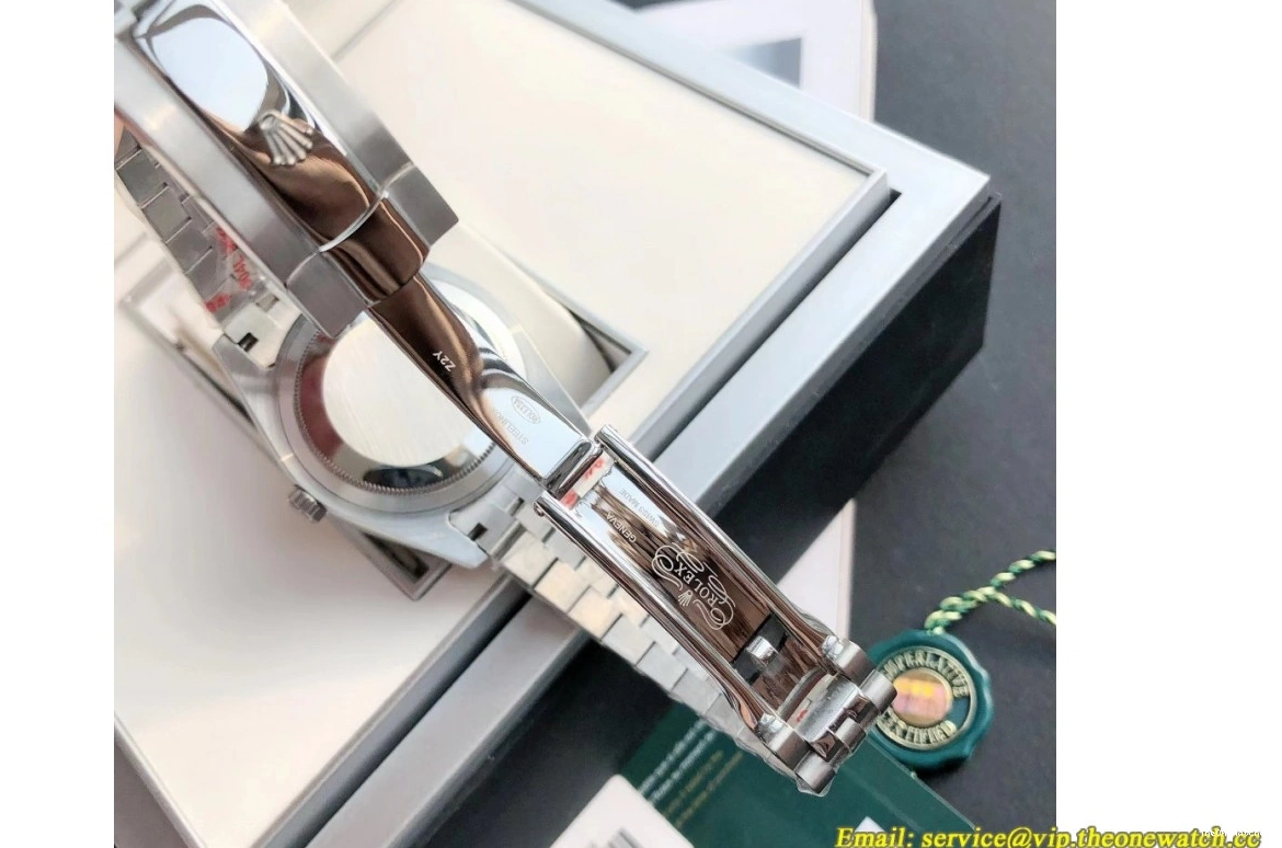 Tiffany 41mm Blue 126334 SS GDF Datejust Flt Jub MY8215 SS Arab 0122